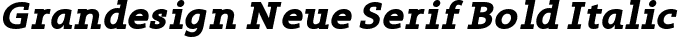 Grandesign Neue Serif